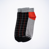 Checkerboard - Black / Red and Ash